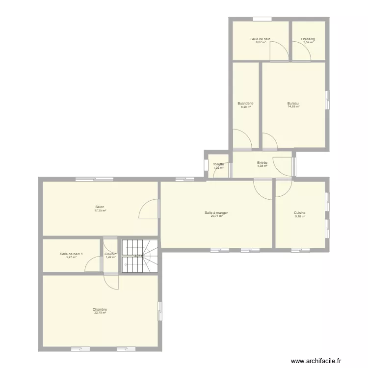 Caroline Atlan. Plan de 0 pièce et 0 m2