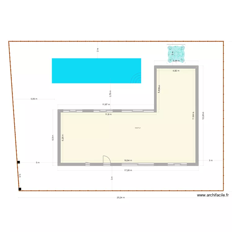 Maison Sainte Marie 2 V1 98m2. Plan de Maison Sainte Marie 2 V1 98m2. Plan de