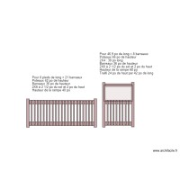 cl&ocirc;ture de terrasse  bord piscine