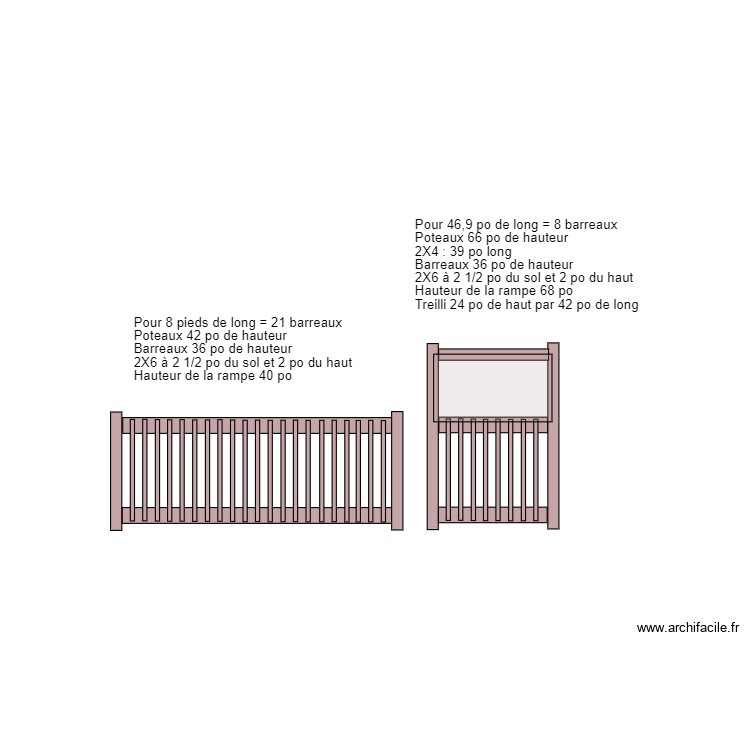 cl&ocirc;ture de terrasse  bord piscine. Plan de 0 pièce et 0 m2