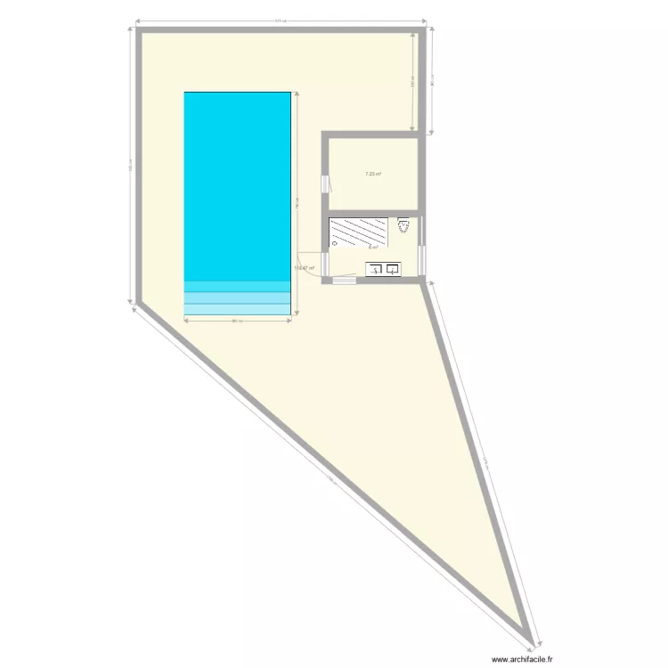 Salle de Bain. Plan de Salle de Bain. Plan de