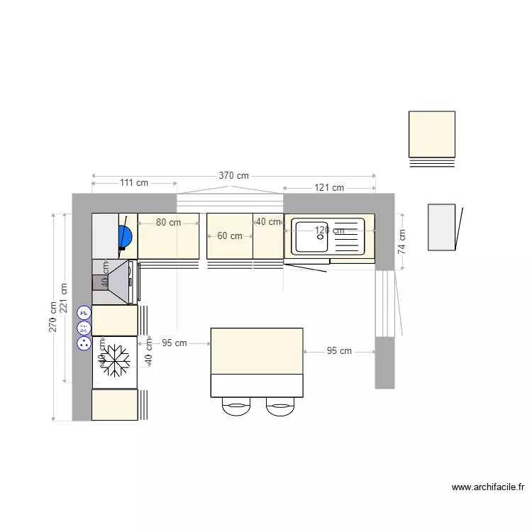 CUISINE 1 5. Plan de CUISINE 1 5. Plan de