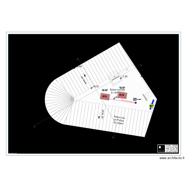 BRED ST ANDRE PLAN TOITURE. Plan de 0 pièce et 0 m2