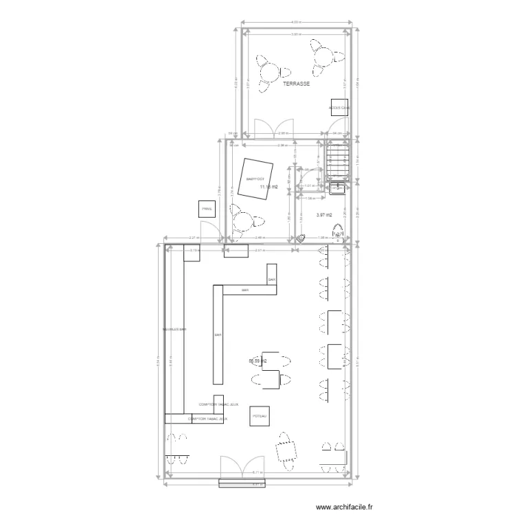 LE WILSON SAINT AIGNAN. Plan de 