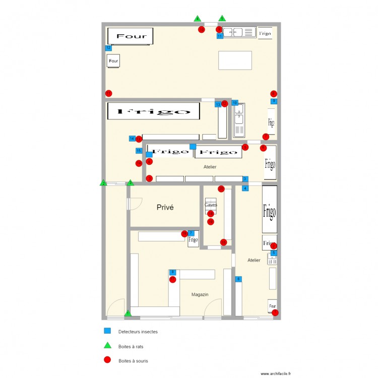 Grain de vanille. Plan de 0 pièce et 0 m2