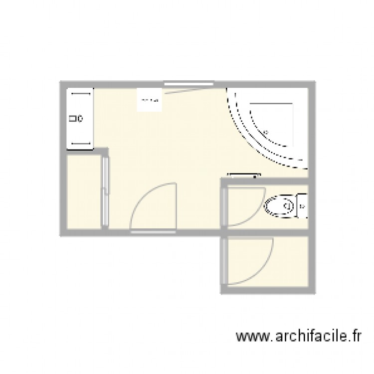 SALLE DE BAIN 2. Plan de 0 pièce et 0 m2