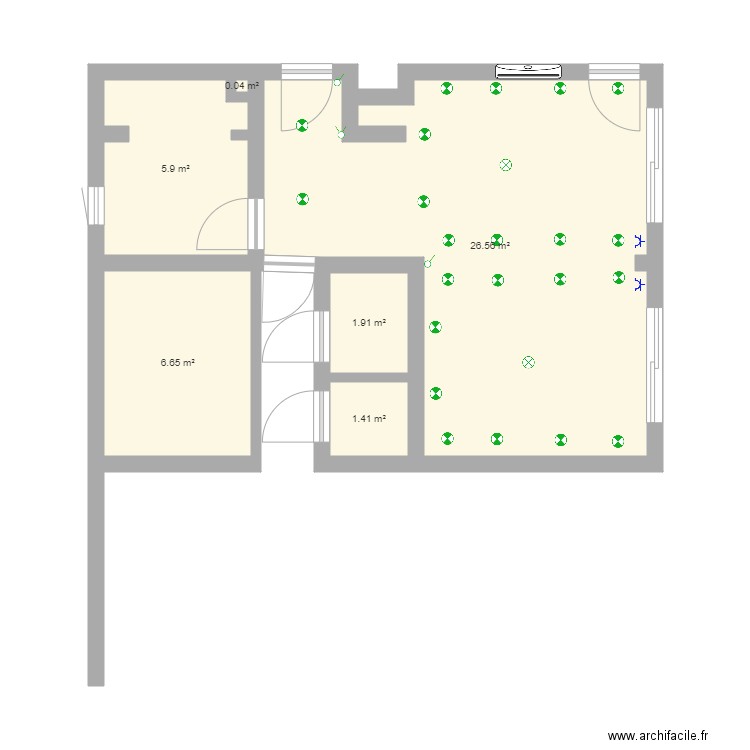 Appartement 1 . Plan de 0 pièce et 0 m2