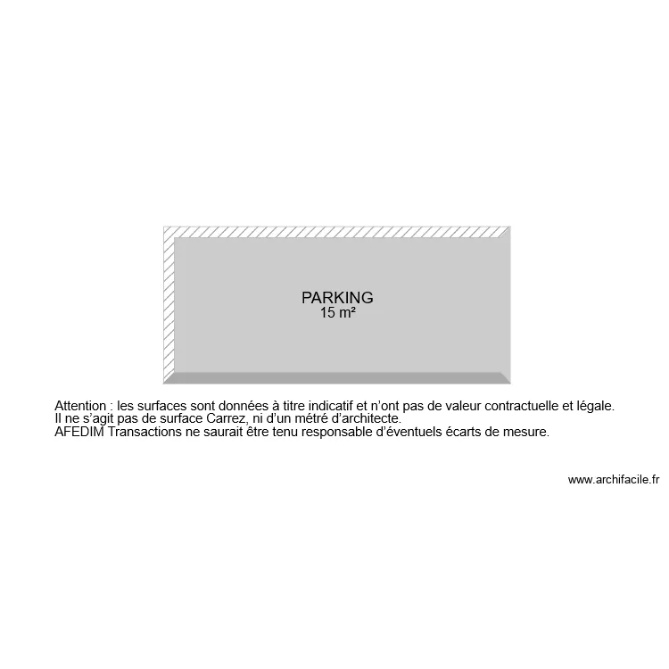 BI 6695 PARKING. Plan de 