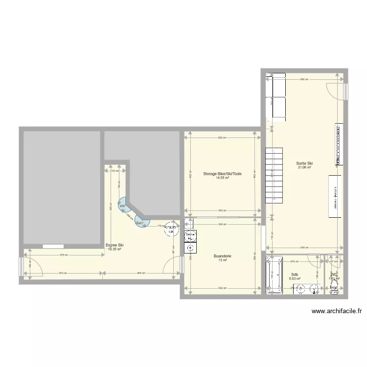 Clusaz Projet9 4X11. Plan de 