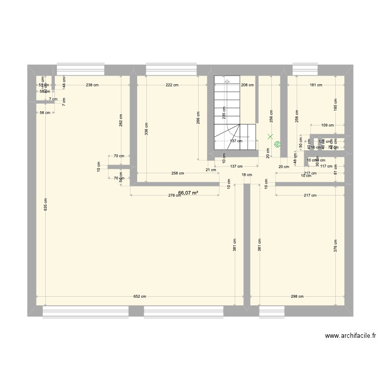 Commun Théodore 3ème étage électricité. Plan de 0 pièce et 0 m2