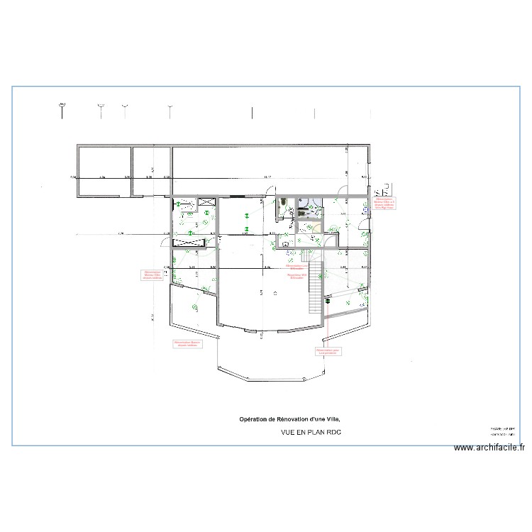 Almendro Electrcité RdC. Plan de 0 pièce et 0 m2