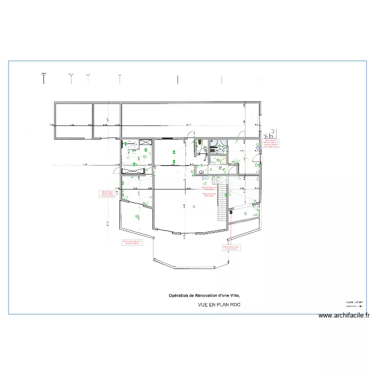 Almendro Electrcité RdC. Plan de Almendro Electrcité RdC. Plan de