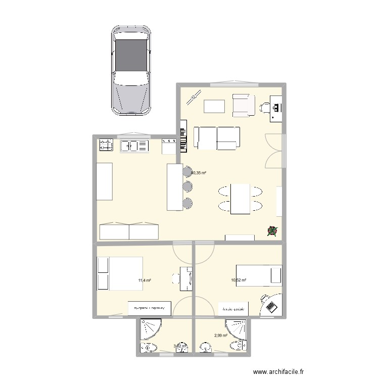NewOkala. Plan de 0 pièce et 0 m2