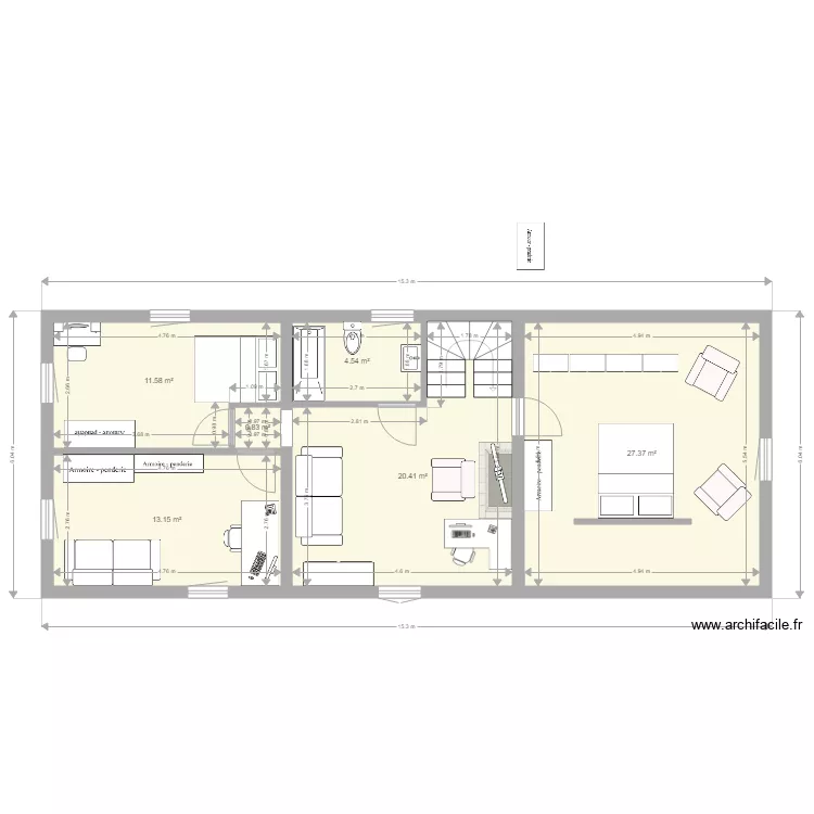 maison . Plan de 