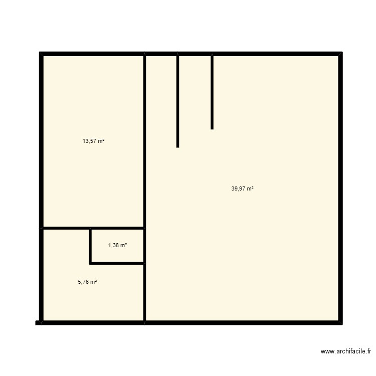 RDC . Plan de 0 pièce et 0 m2