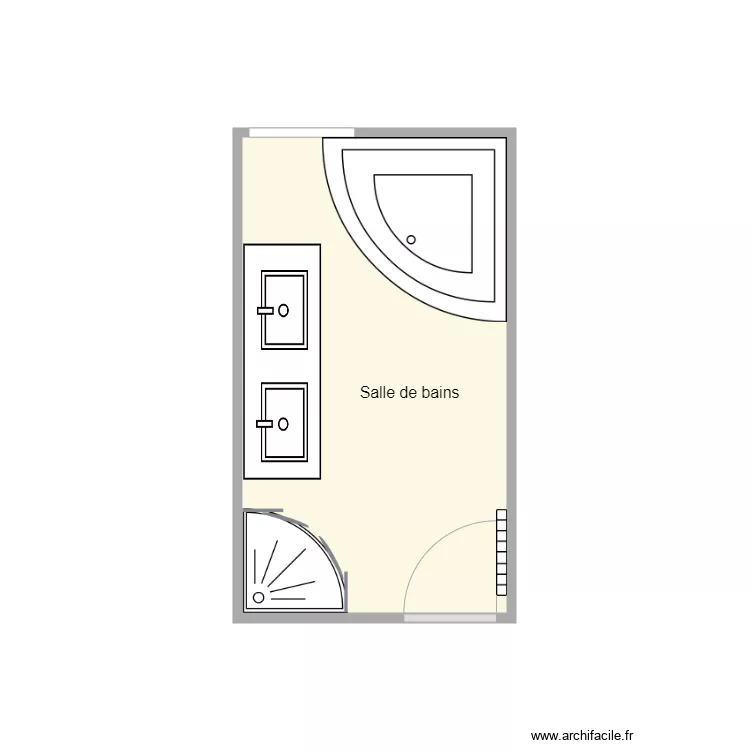 plan avant travaux Tourbot. Plan de 