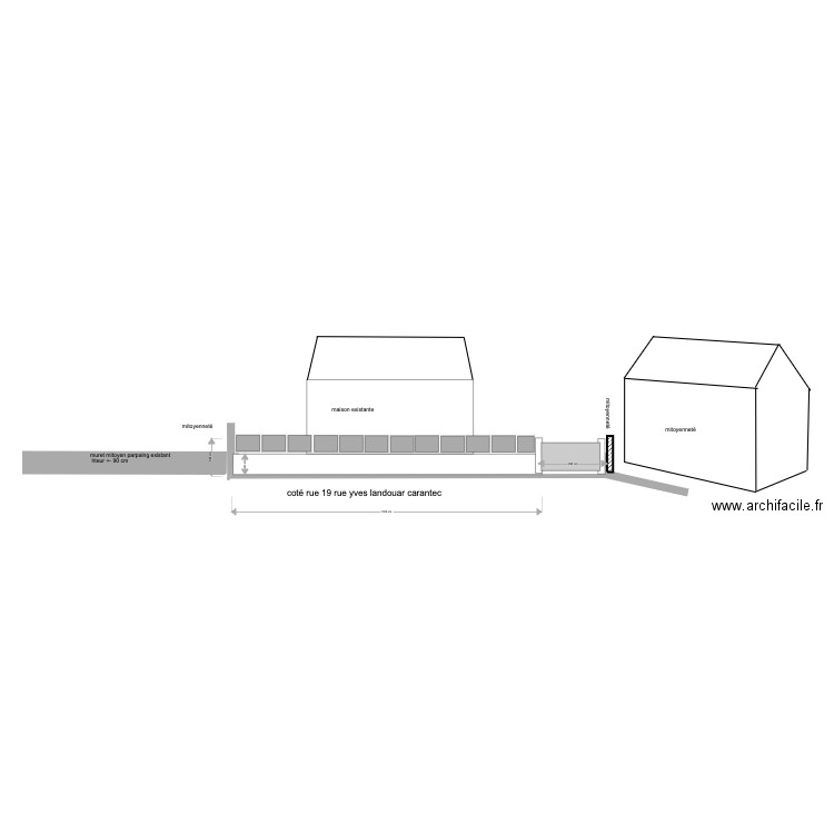 projet cloture. Plan de 0 pièce et 0 m2