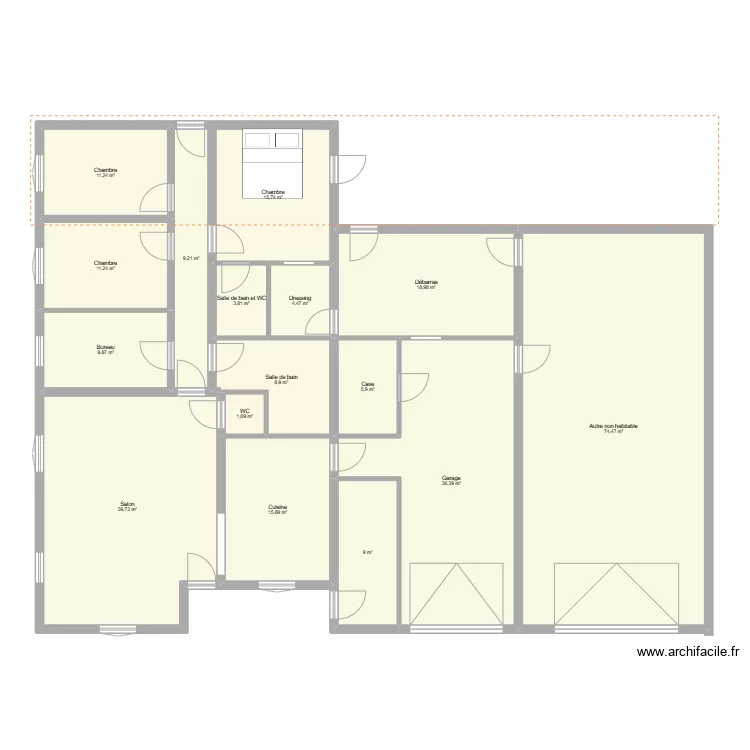 Maison Valentin Fev 2025. Plan de 