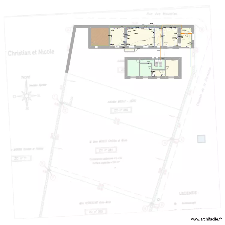 Maison Plozevet elec. Plan de 