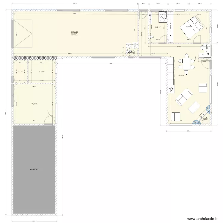 Mont Bonvillers. Plan de 