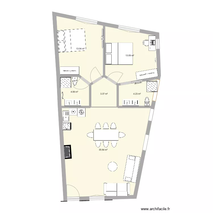 Saint Paul 3. Plan de 