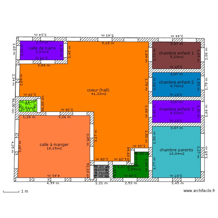 plan n°1. Plan de 0 pièce et 0 m2