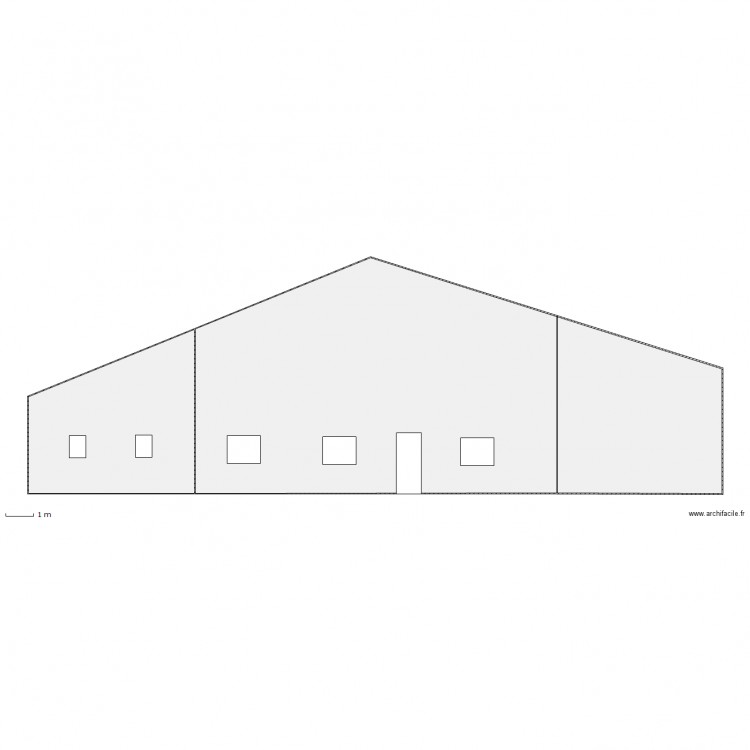 facade-sud-stjust. Plan de 0 pièce et 0 m2
