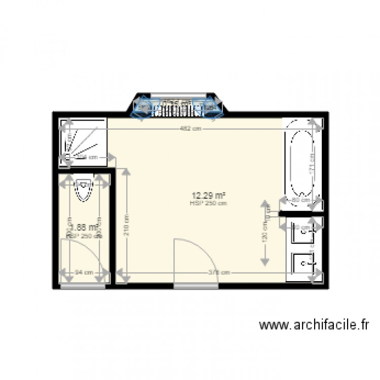 garaud. Plan de 0 pièce et 0 m2