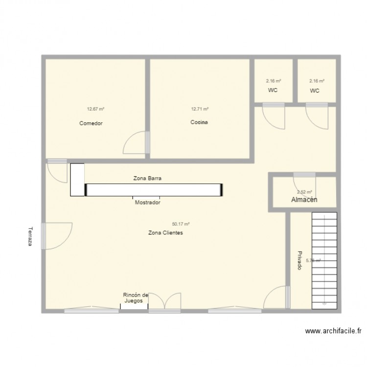 55960 local propuesto. Plan de 0 pièce et 0 m2