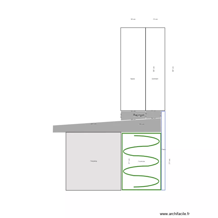 Appuie de fenetre. Plan de Appuie de fenetre. Plan de