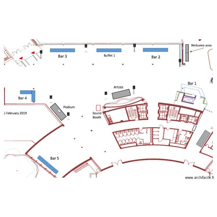 OMPI Irelande. Plan de 0 pièce et 0 m2