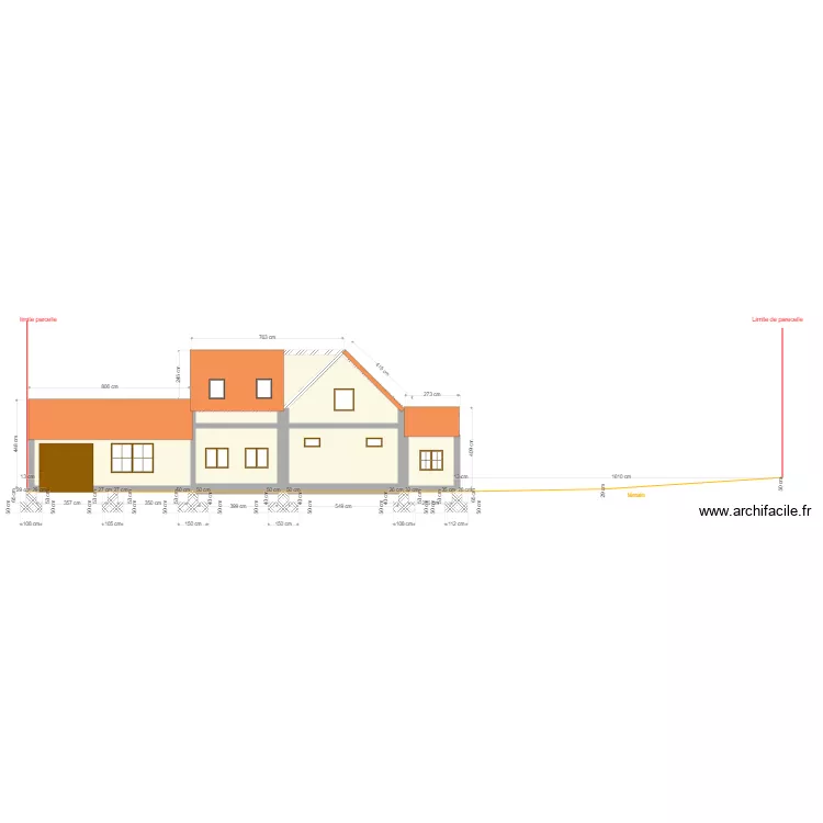 PC3 Plan de coupe apr&eacute;s. Plan de 