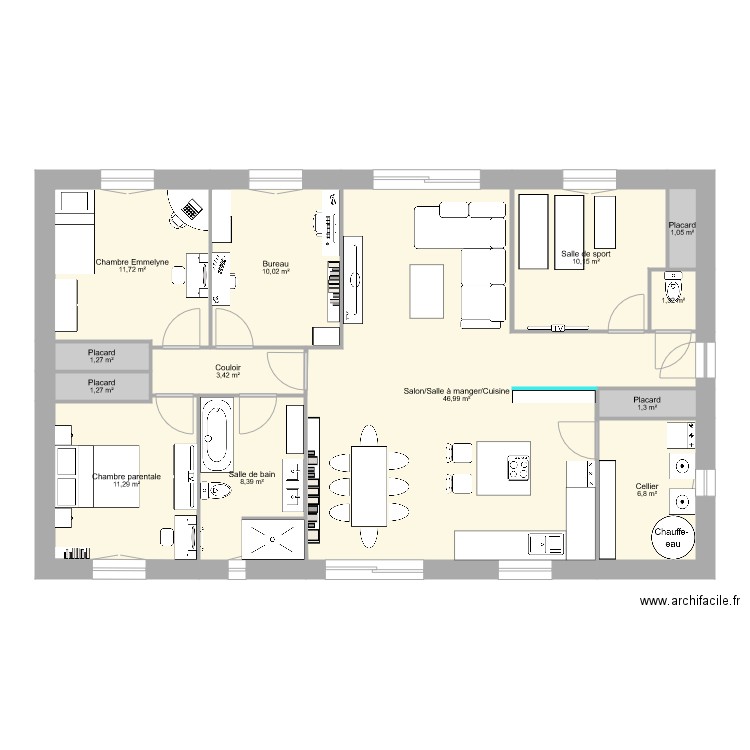 Maison Langeais V3. Plan de 0 pièce et 0 m2
