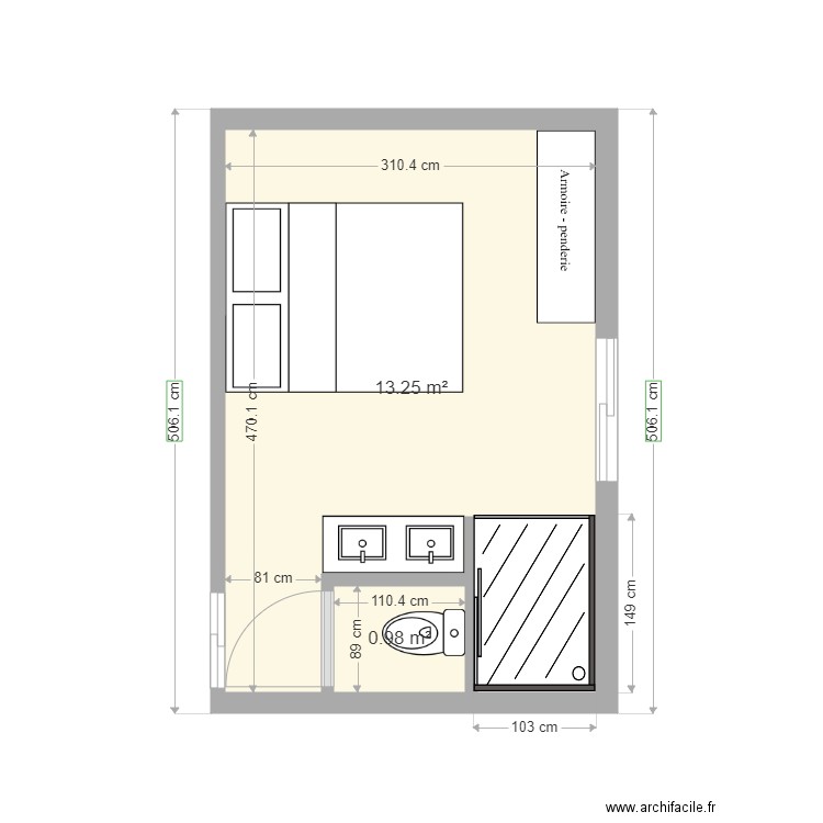 nouvelle chambre bas. Plan de 0 pièce et 0 m2