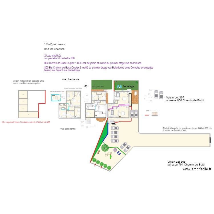 MAISON st ismier PLANS PROJET ok 27 février 2019 v3. Plan de 0 pièce et 0 m2