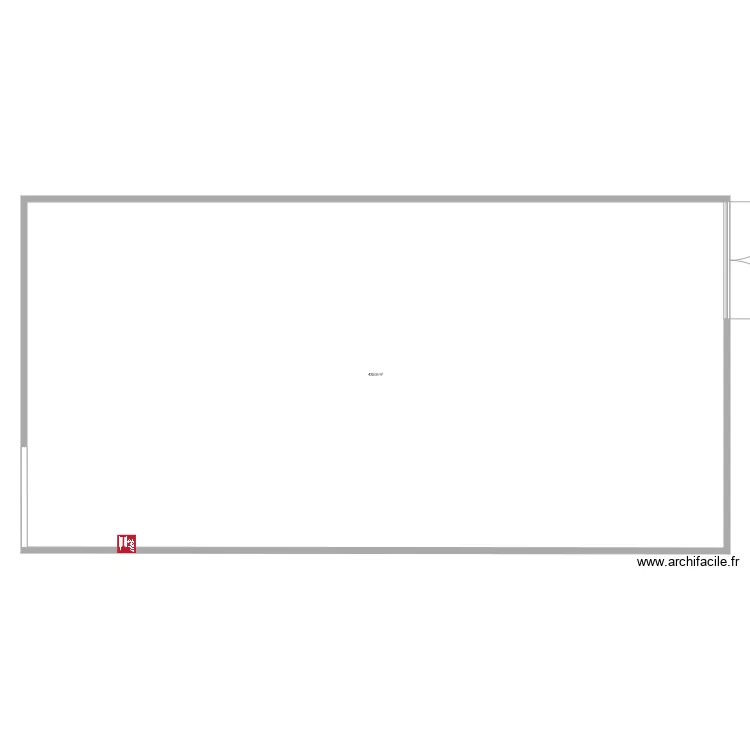 Salle Joli Bois Terrain de sport utilisable. Plan de 