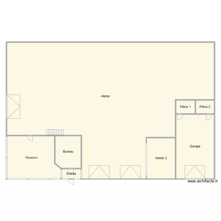 Croquis WARNIER. Plan de 