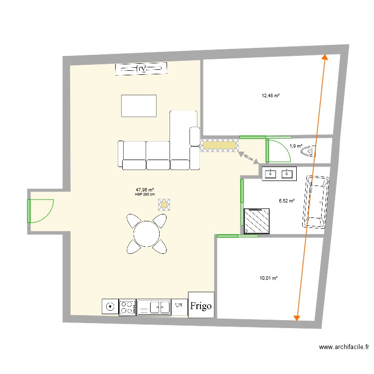 Ebauche 4. Plan de 0 pièce et 0 m2