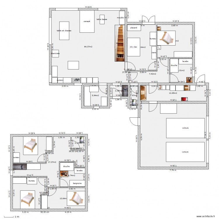 plan étage 1. Plan de 0 pièce et 0 m2