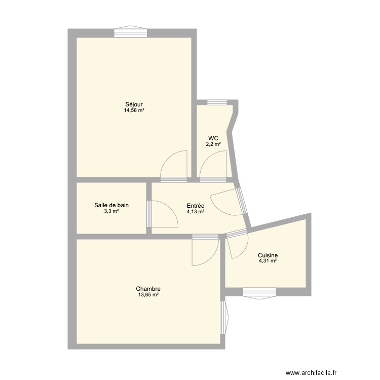 Plan actuel 135 Blvrd de Magenta. Plan de 0 pièce et 0 m2