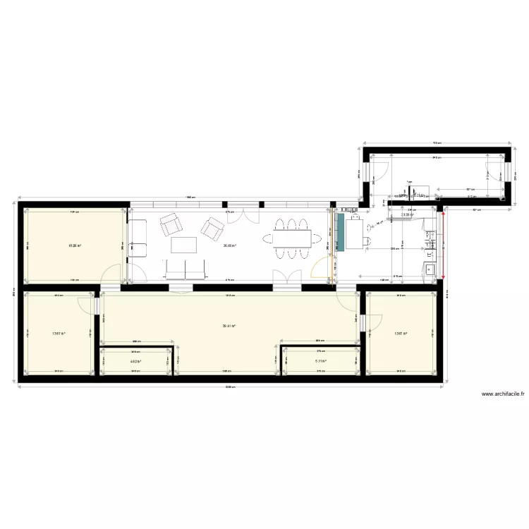 PLAN PROJET DEFINITIF MAISON CAMPAGNE. Plan de 