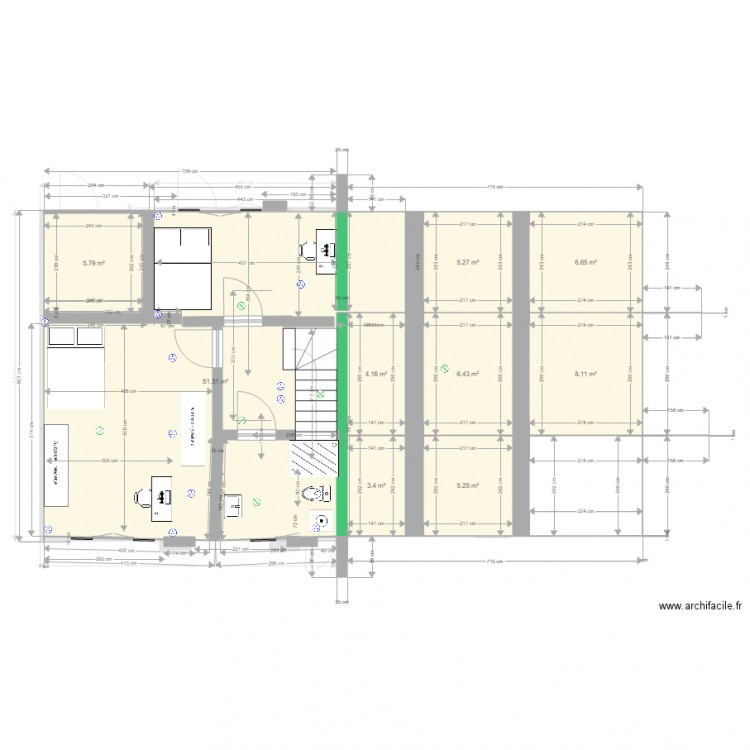 grarage rené maison 2bis 2ch. Plan de 0 pièce et 0 m2