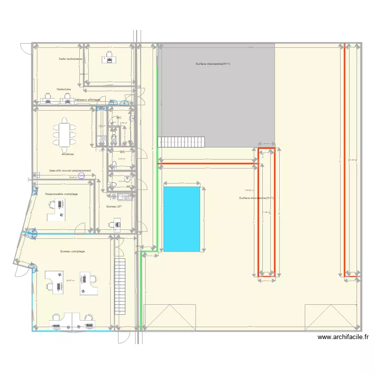 Agence Hallennes Lambersart V3. Plan de 