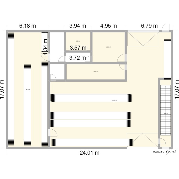 ETAGE 0 V3. Plan de 6 pièces et 353 m2