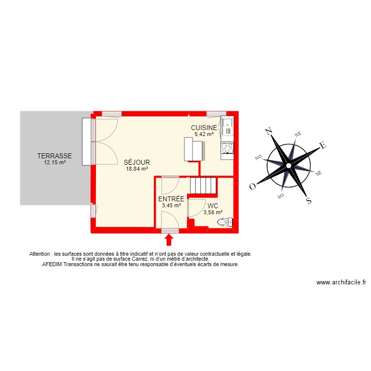 BI 18150 - . Plan de 22 pièces et 112 m2