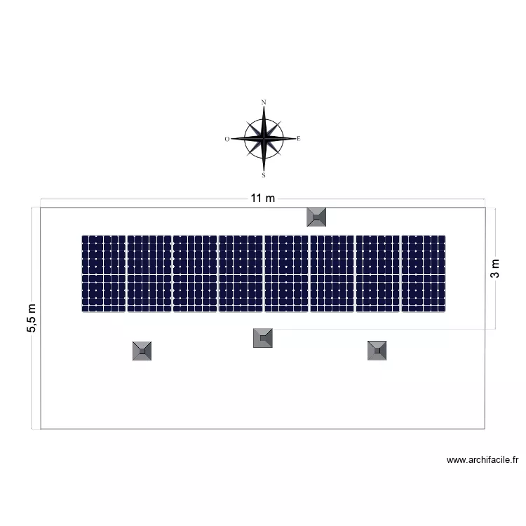 MAISON SARTORI. Plan de 
