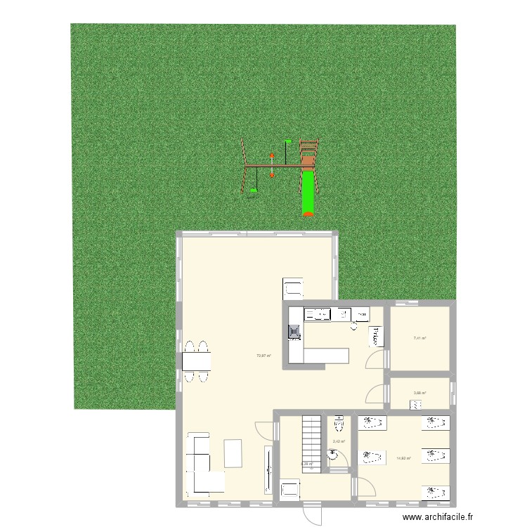 graines de lutins. Plan de 0 pièce et 0 m2