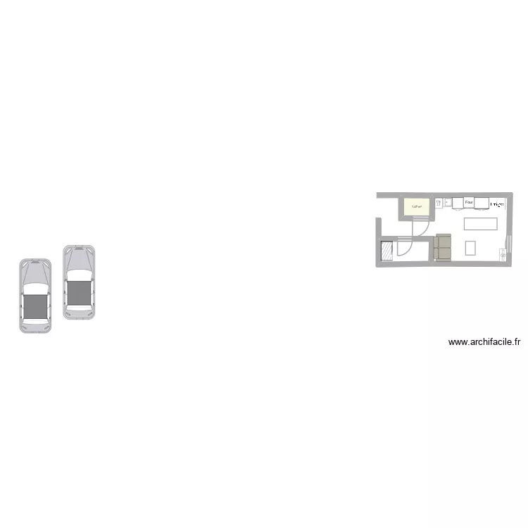 vizille. Plan de 1 Pièce et 1 m² vizille. Plan de 1 Pièce et 1 m²