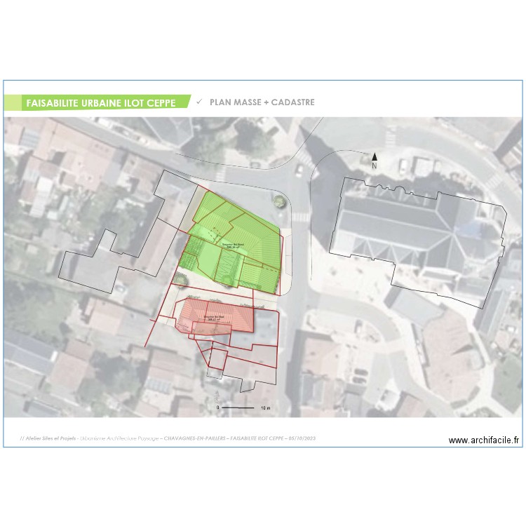 chavagnes en paillers - emprise approximative îlots. Plan de 0 pièce et 0 m2