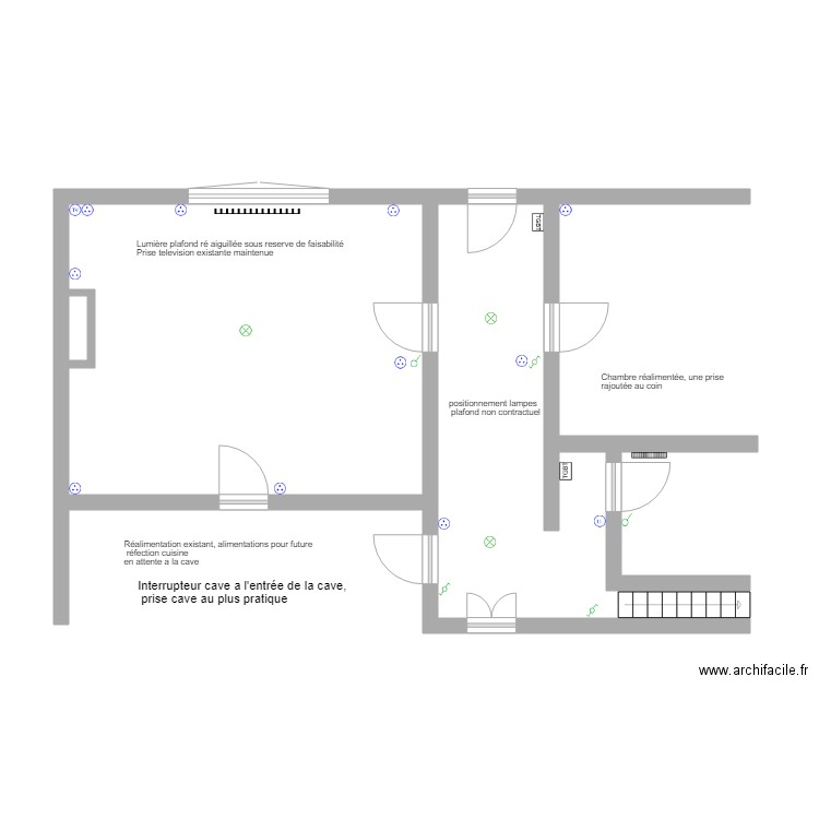 rdc van de steene. Plan de 0 pièce et 0 m2